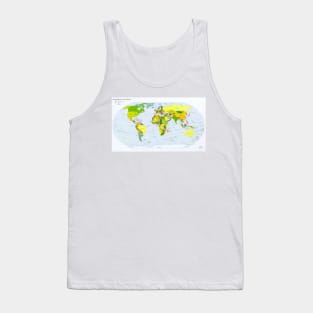 Political map of the world, April 2005 (E055/0355) Tank Top